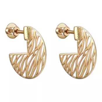 Золотые серьги 585 пробы