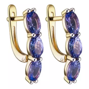 Золотые серьги 585 пробы