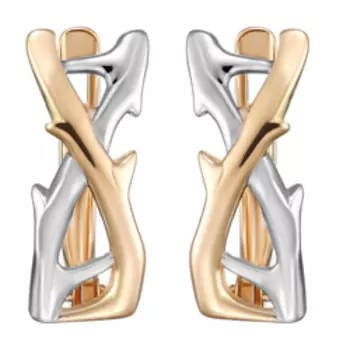 Золотые серьги 585 пробы