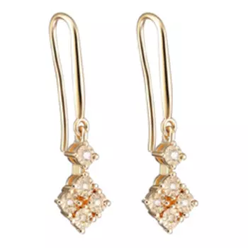 Золотые серьги 585 пробы