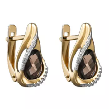 Золотые серьги 585 пробы