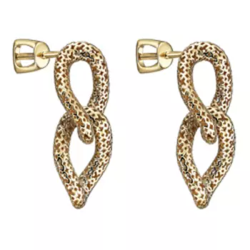 Золотые серьги 585 пробы