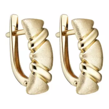 Золотые серьги 585 пробы