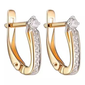 Золотые серьги 585 пробы