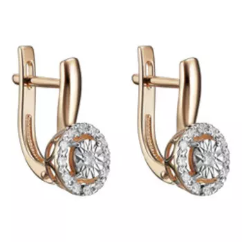 Золотые серьги 585 пробы