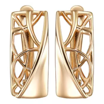 Золотые серьги 585 пробы