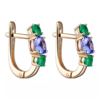 Золотые серьги 585 пробы