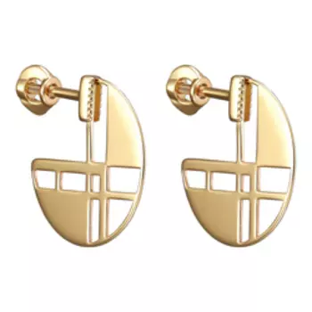 Золотые серьги 585 пробы