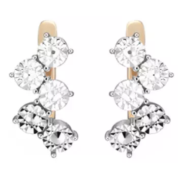 Золотые серьги 585 пробы