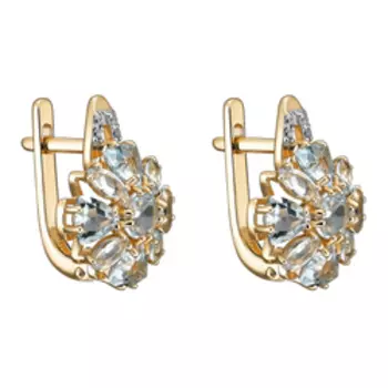 Золотые серьги 585 пробы