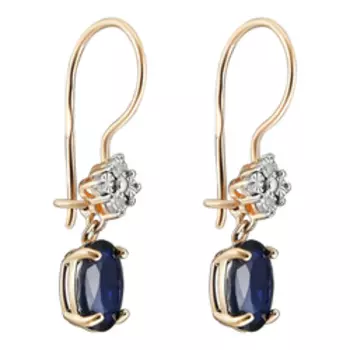 Золотые серьги 585 пробы