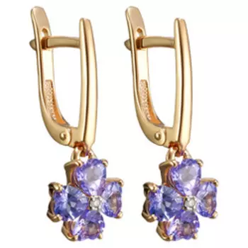 Золотые серьги 585 пробы