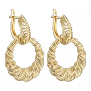 Золотые серьги 585 пробы