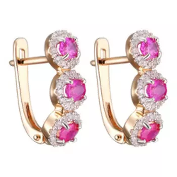 Золотые серьги 585 пробы