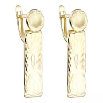 Золотые серьги 585 пробы