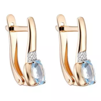 Золотые серьги 585 пробы