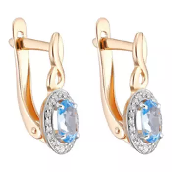 Золотые серьги 585 пробы