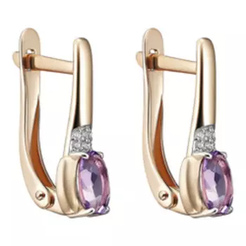 Золотые серьги 585 пробы