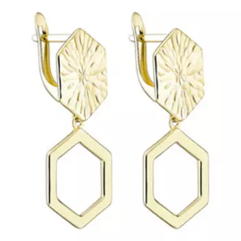 Золотые серьги 585 пробы