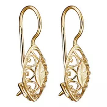 Золотые серьги 585 пробы