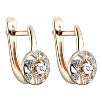 Золотые серьги 585 пробы