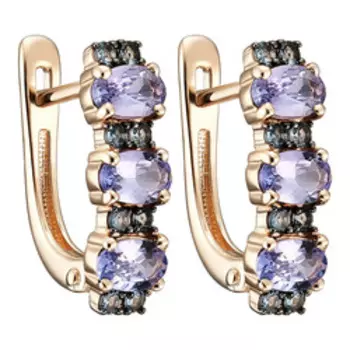 Золотые серьги 585 пробы