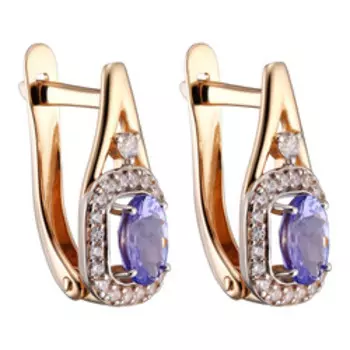 Золотые серьги 585 пробы