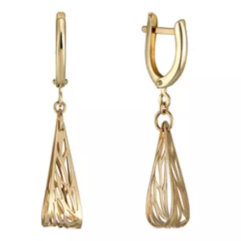 Золотые серьги 585 пробы