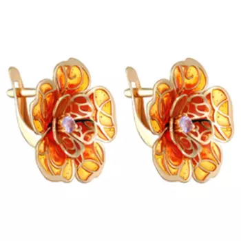 Золотые серьги 585 пробы