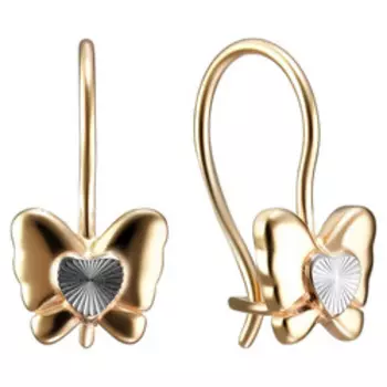 Золотые серьги 585 пробы