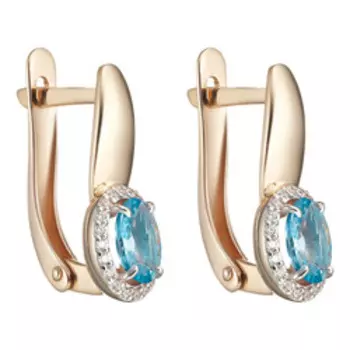 Золотые серьги 585 пробы