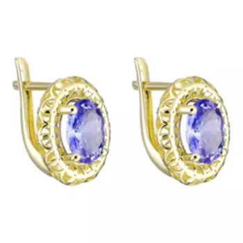 Золотые серьги 585 пробы