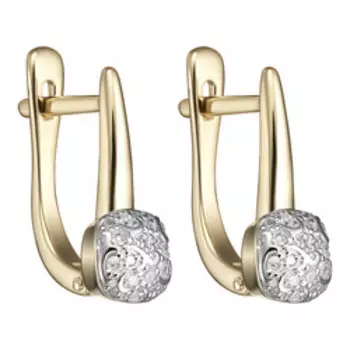 Золотые серьги 585 пробы