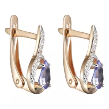 Золотые серьги 585 пробы