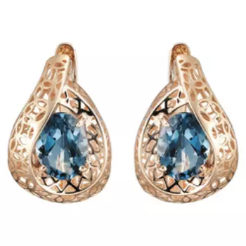 Золотые серьги 585 пробы