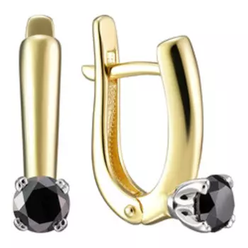 Золотые серьги 585 пробы