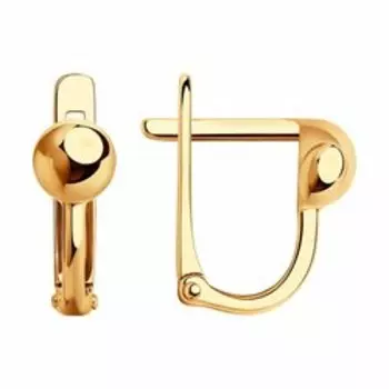 Золотые серьги