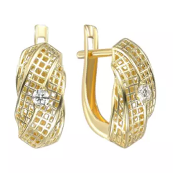 Золотые серьги 585 пробы