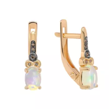 Золотые серьги 585 пробы