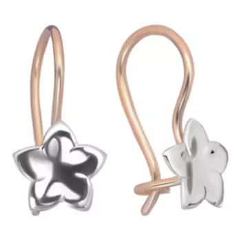 Золотые серьги "Цветы"