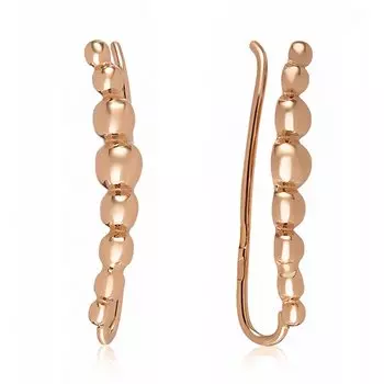 Золотые серьги-каффы