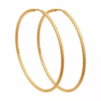 Золотые серьги-конго