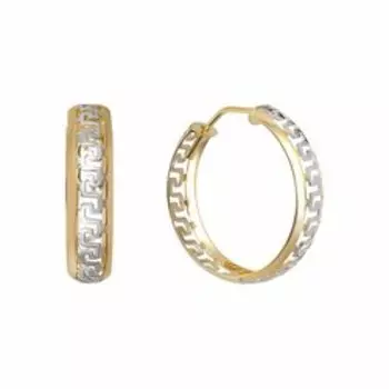 Золотые серьги-конго