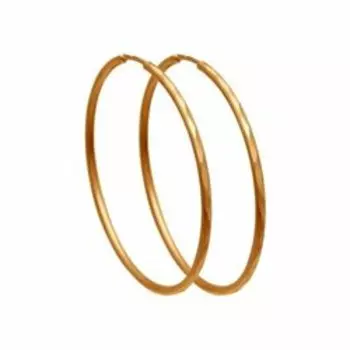 Золотые серьги-конго