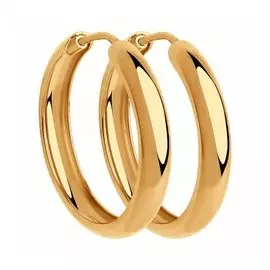 Золотые серьги-конго