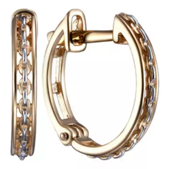 Золотые серьги-конго