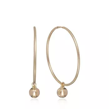 Золотые серьги-конго