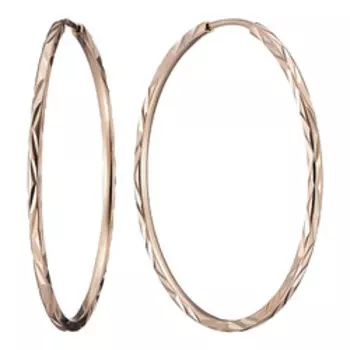 Золотые серьги-конго 585 пробы