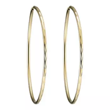 Золотые серьги-конго 585 пробы