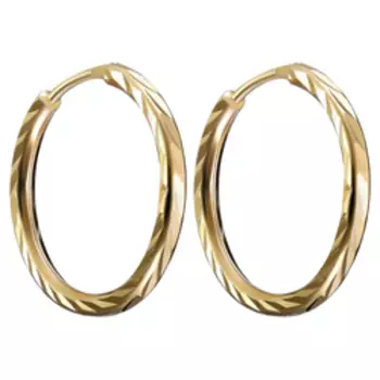 Золотые серьги-конго 585 пробы